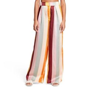 Fenoel x Target mixed Vertical Print Wide Leg Pants